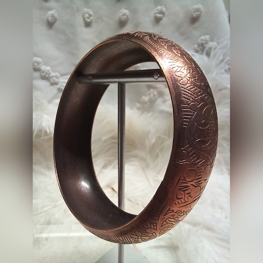 Copper Bangle - Picture 4 of 5